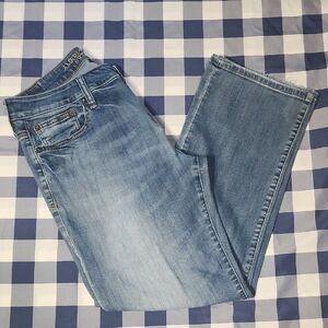 American Eagle Outfitters Light Blue Straight Leg Jeans